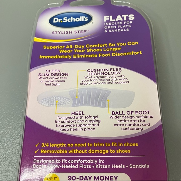 Dr Scholl’s Stylish Step Flats Cushioning Insoles Women’s Size 6-10 - Picture 10 of 10